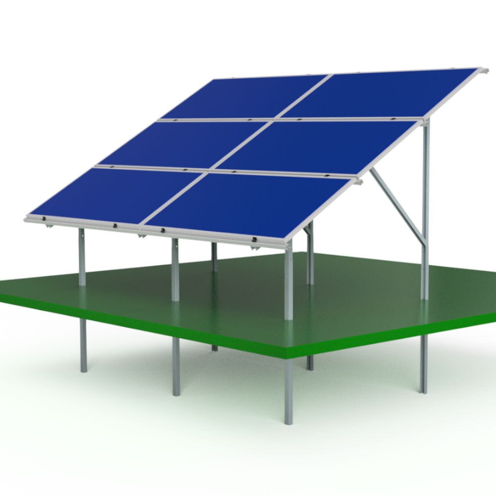 Photovoltaic ground structure K503/18.7 (1740-1786) horizontal K500