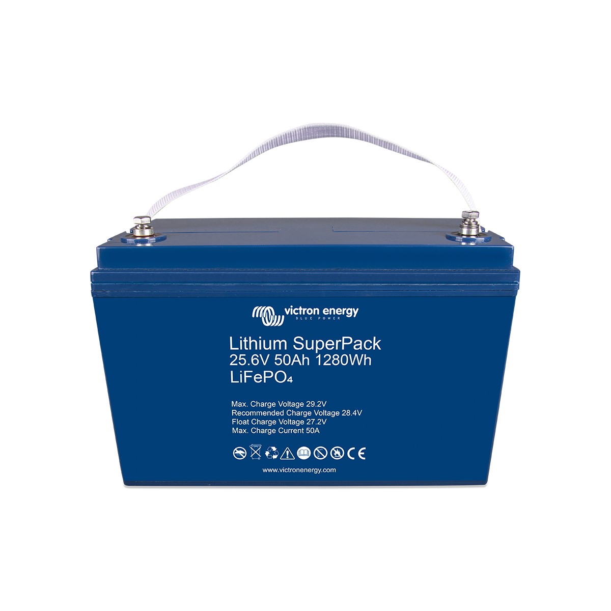 SuperPack 25.6 V/50 Ah (M8) Victron Energy lithium battery