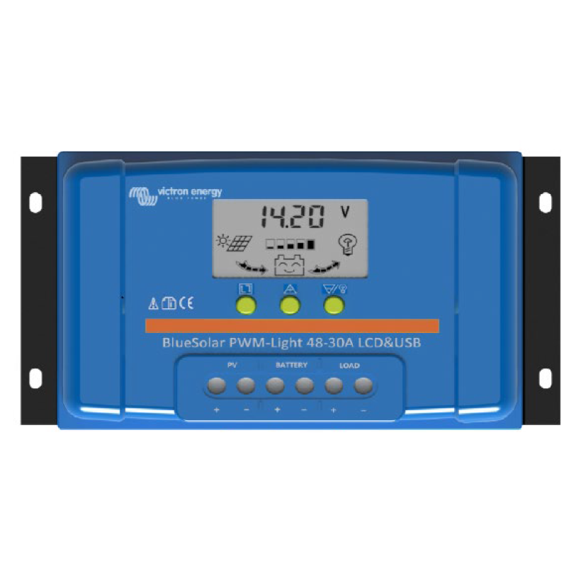 BlueSolar PWM-LCD&USB 48V-30A Victron Energy charge controller