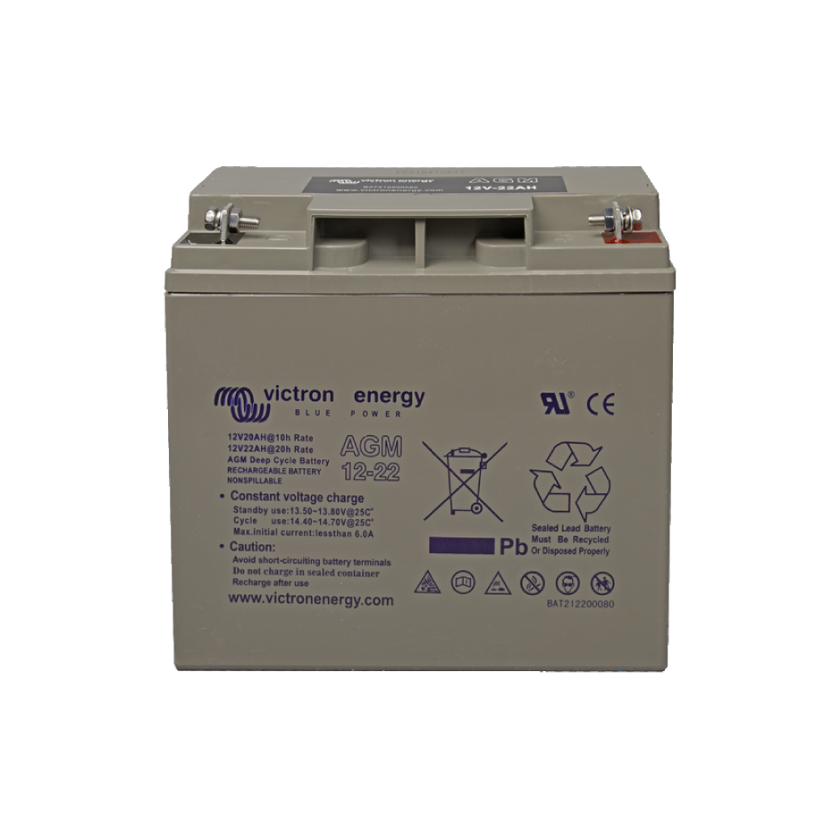 AGM 12V/22 Ah Victron Energy deep cycle battery