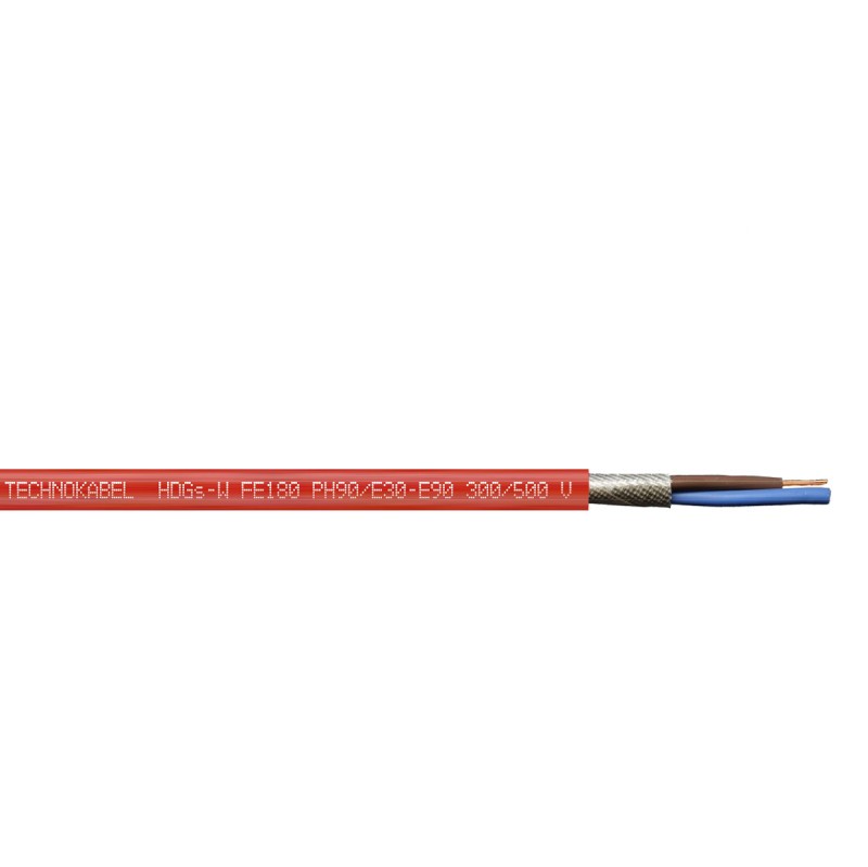 Fire resistant halogen-free cable 2x2.5mm2 Helukabel