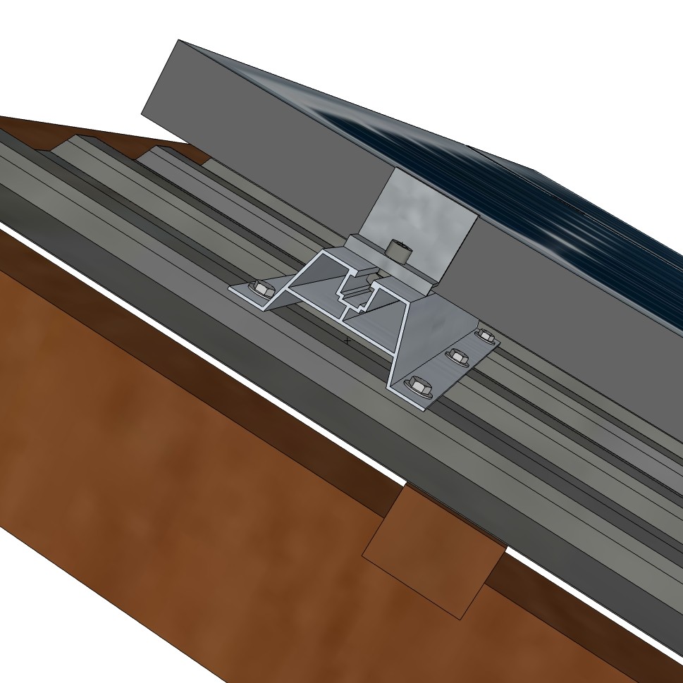 Trapezoidal bridge 300/70 mm + EPDM
