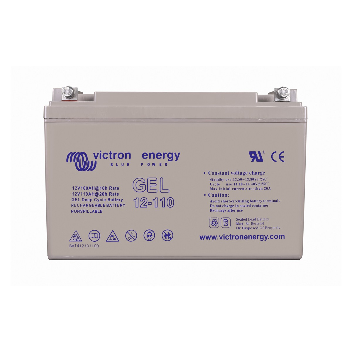 Deep Cycle 12V/110 Ah Victron Energy gel battery