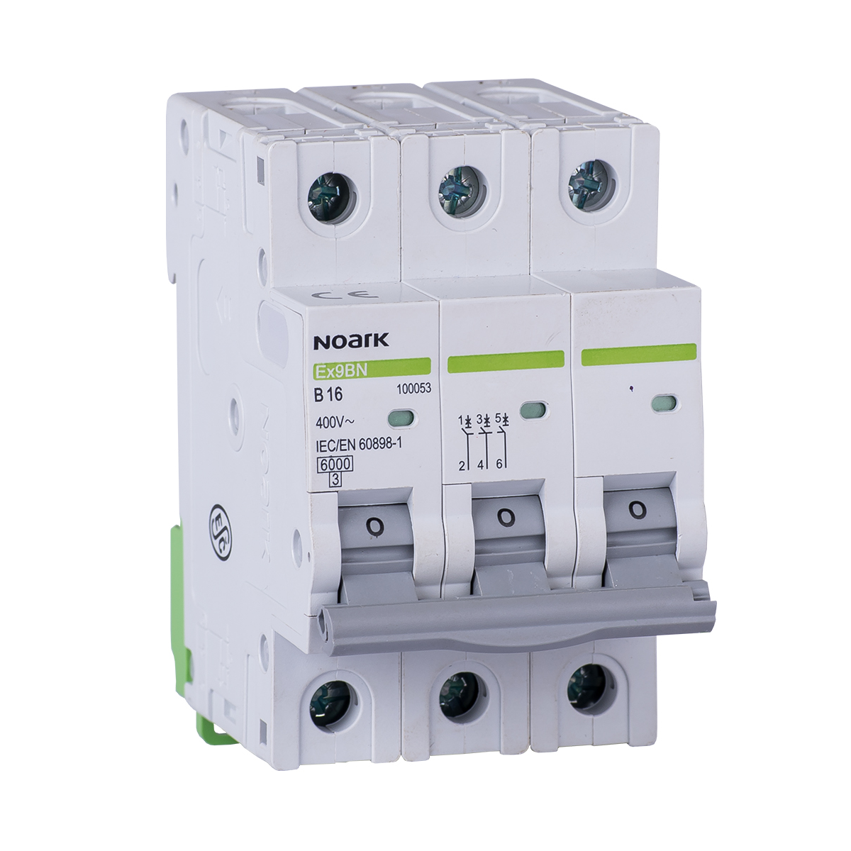 Overcurrent circuit breaker 3P C 32 A AC 3F 6 kA Noark