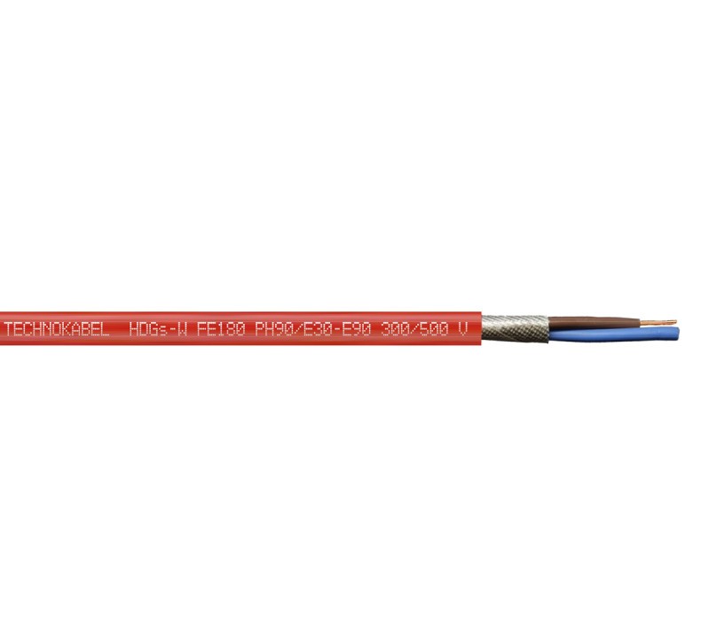 Fire resistant halogen-free cable 2x1.5mm2 Helukabel