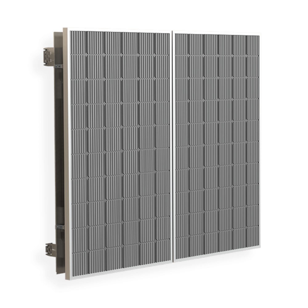 Mounting structure for facade AGS