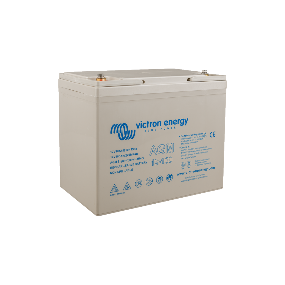AGM Super Cycle 12V/100 Ah Victron Energy battery(M6)