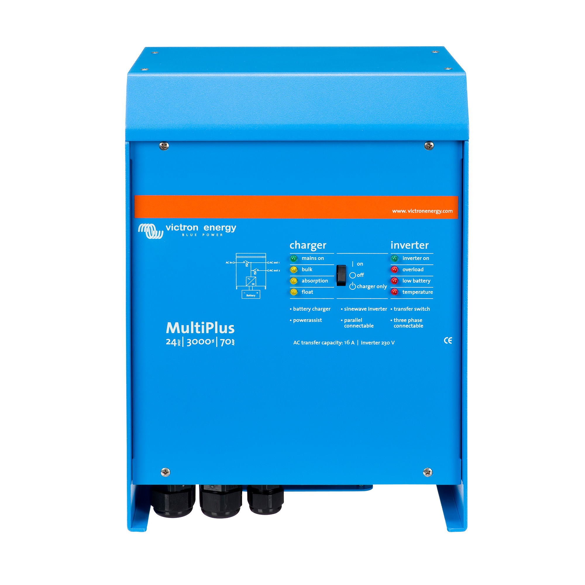 Inverter/charger MultiPlus 24/3000/70-50 230 V VE.Bus Victron Energy