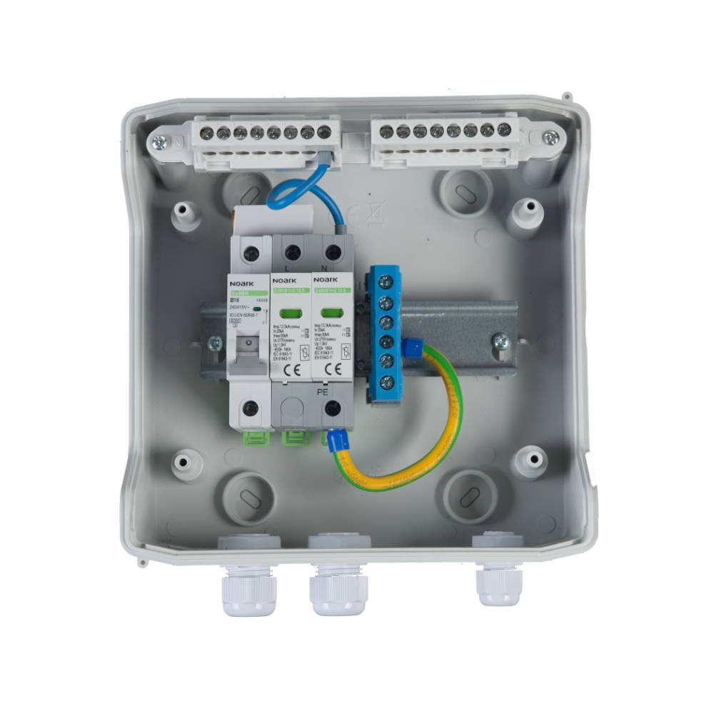 SOL-211 T1+T2 10 A prefabricated AC 1F Switchboard
