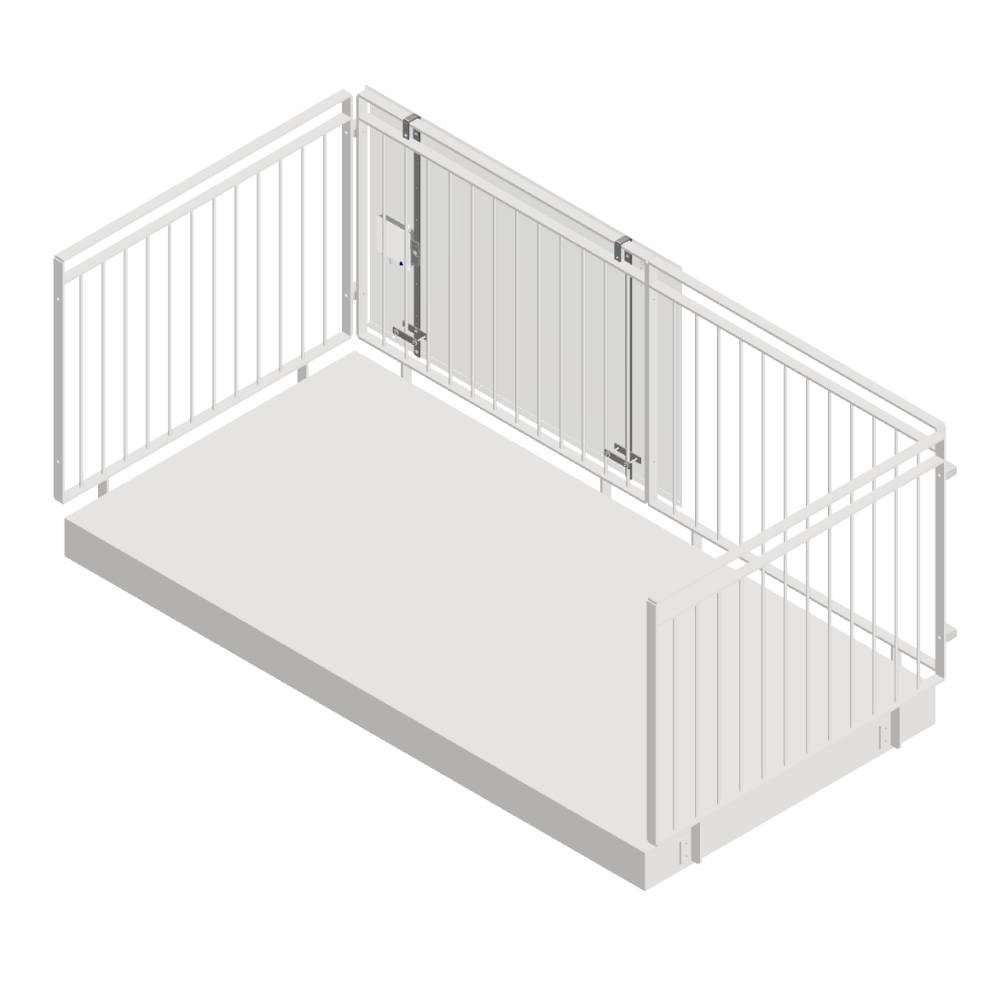 Balcony bracket 90/50 mm iONTEC - set for 1 module