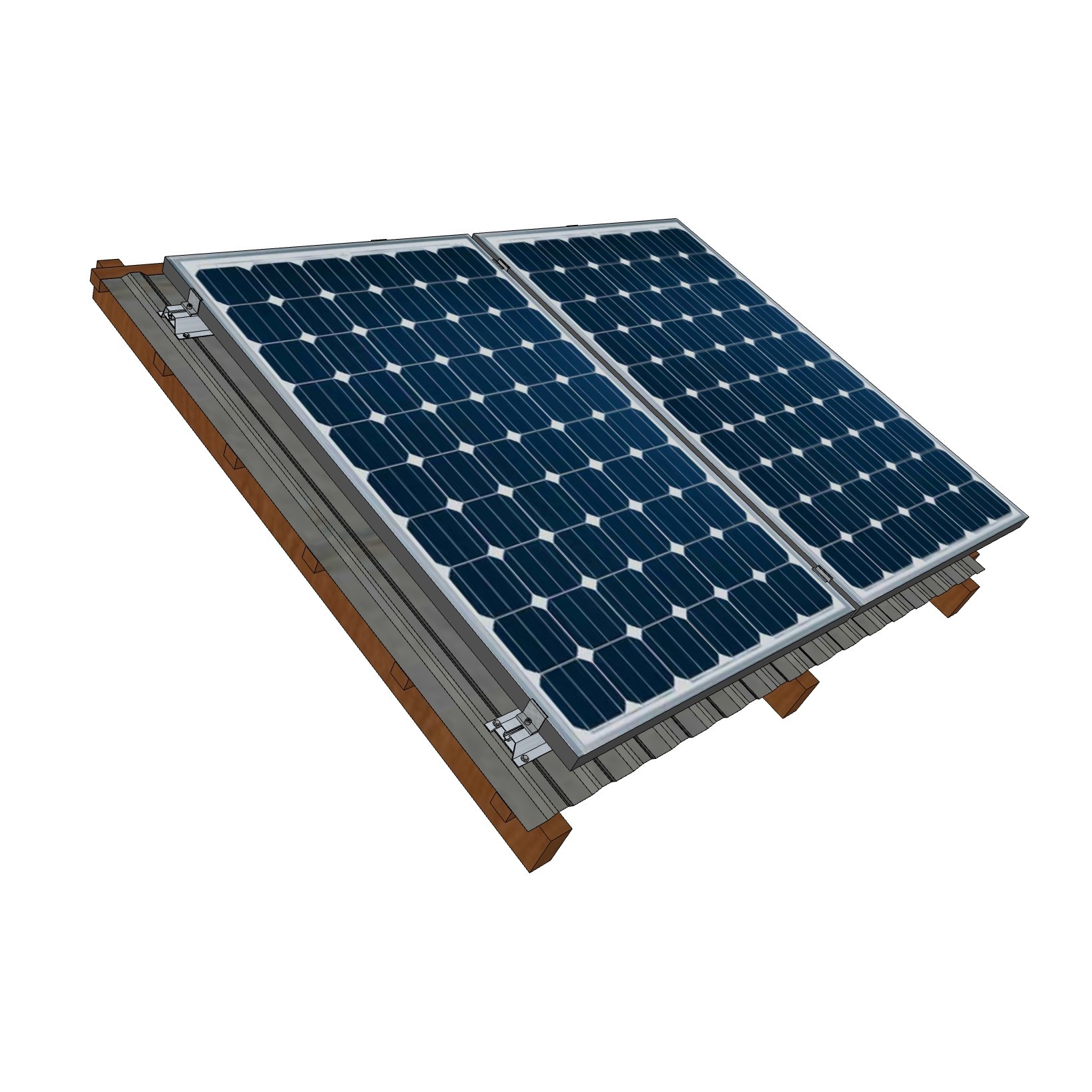 Trapezoidal bridge 380/70 mm + EPDM