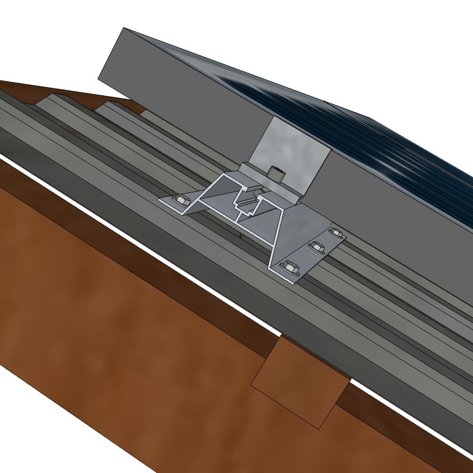 Trapezoidal bridge 380/70 mm + EPDM