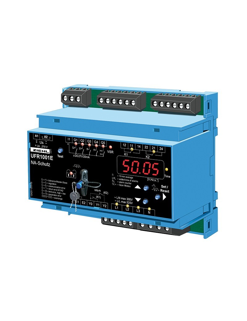 Voltage and frequency relay UFR1001E Ziehl