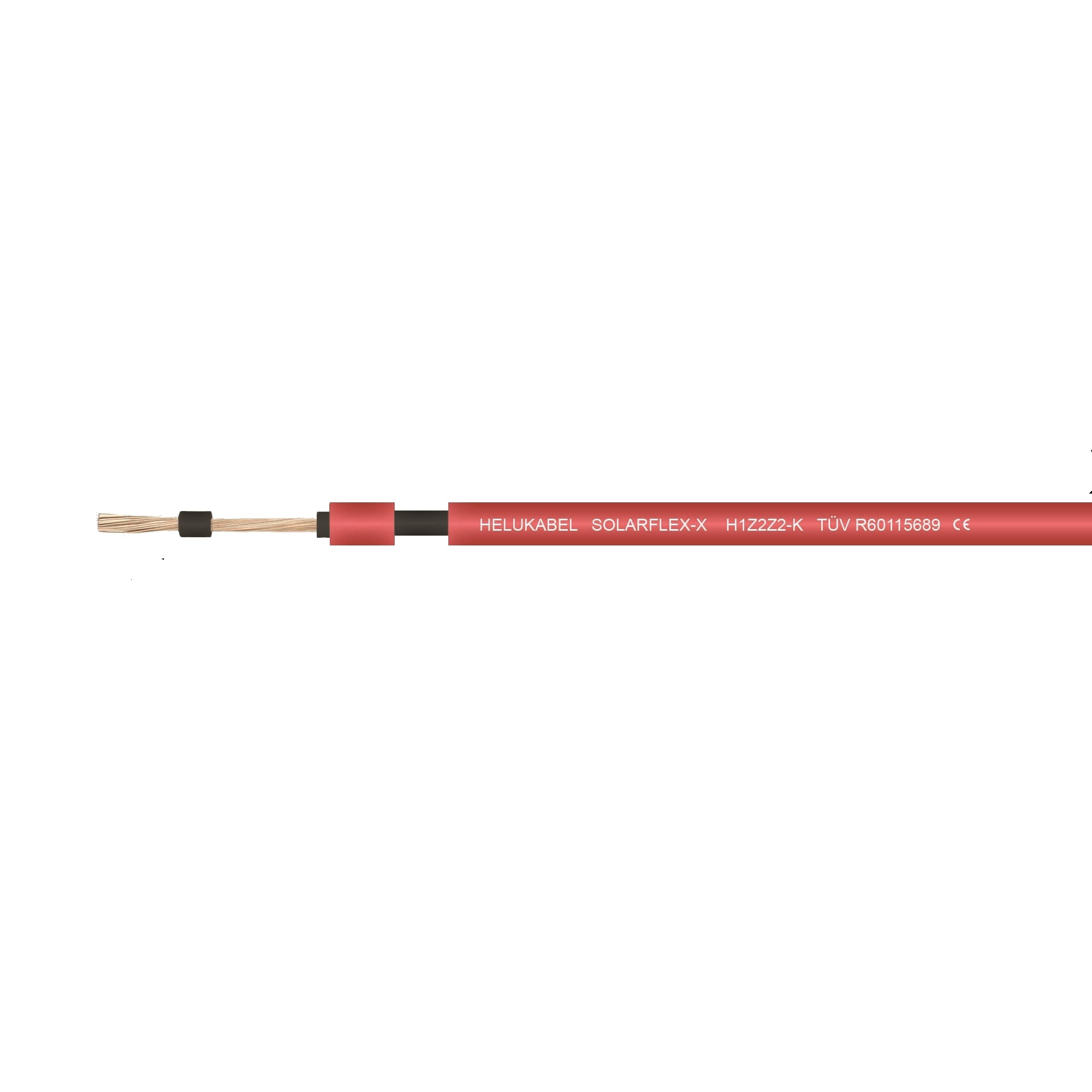 Red solar cable 6 mm2 - 500 m