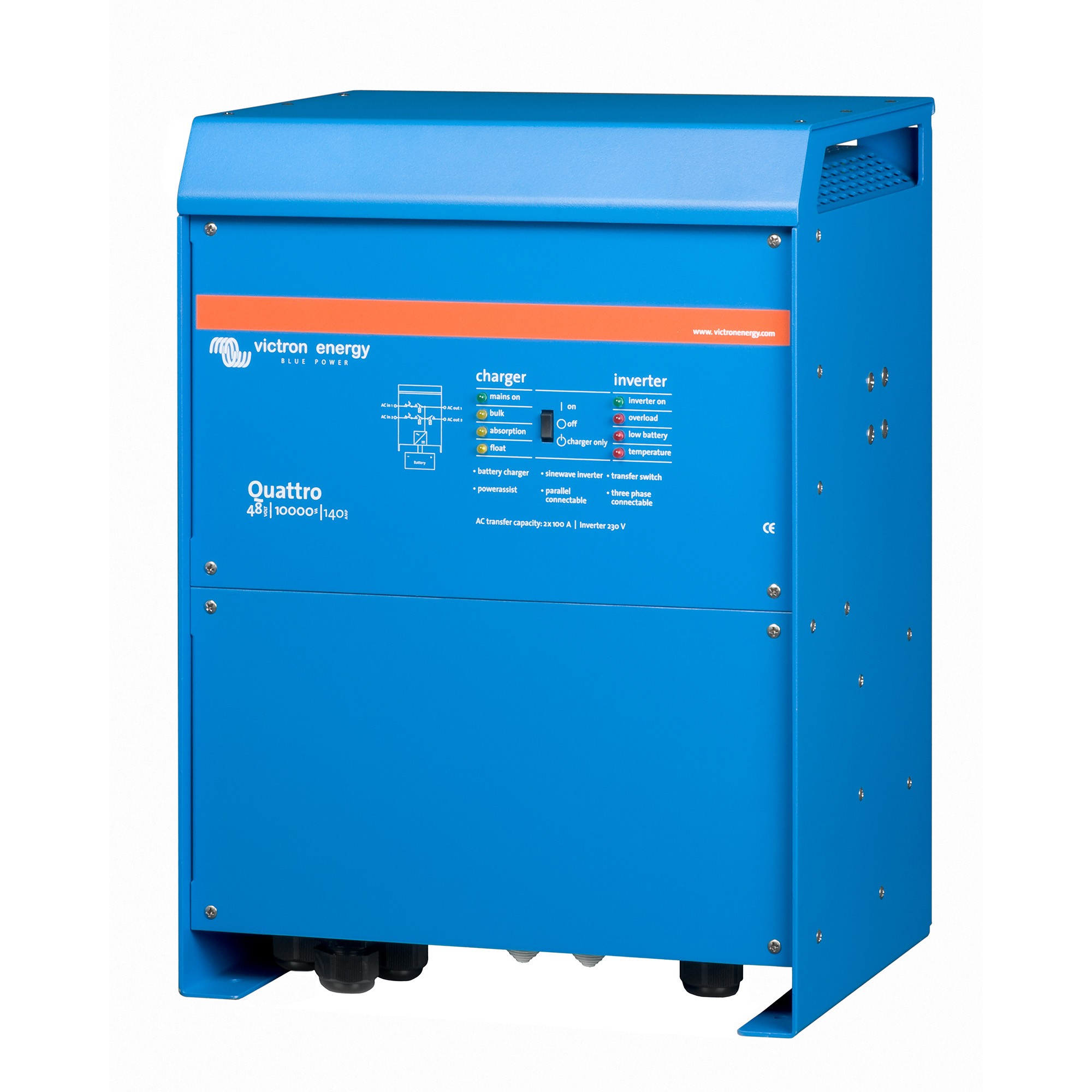 Inverter/charger Quattro 48/10000/140-100/100 230 V VE.Bus Victron Energy