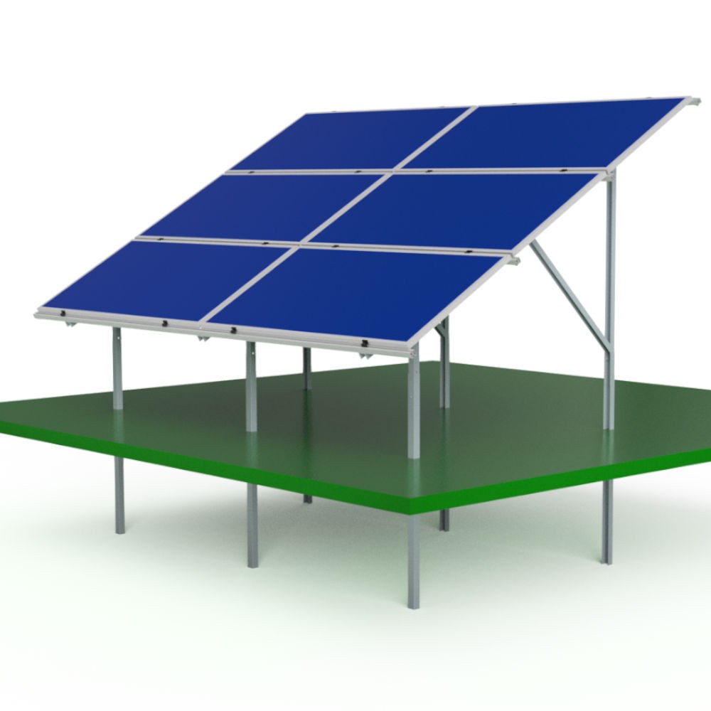 Photovoltaic ground structure K503/9.5 (1961-2300) horizontal K500