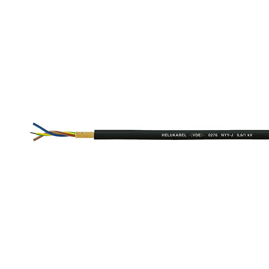 Electrical cable NYY-J 5x6 06/1 kV - 50 m Helukabel